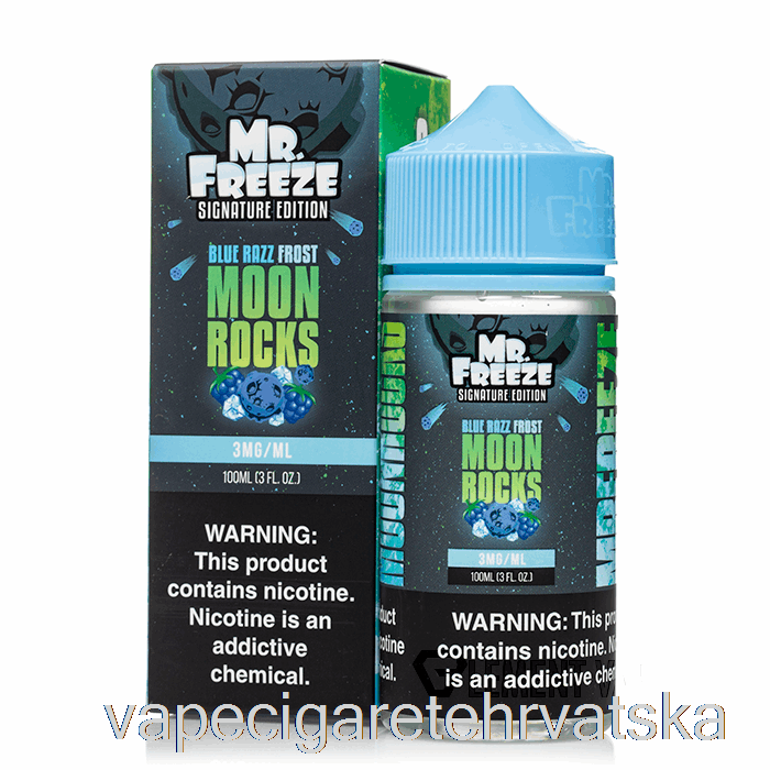 Vape Cigarete Moonrocks - Blue Razz Frost - Mr Freeze - 100ml 0mg